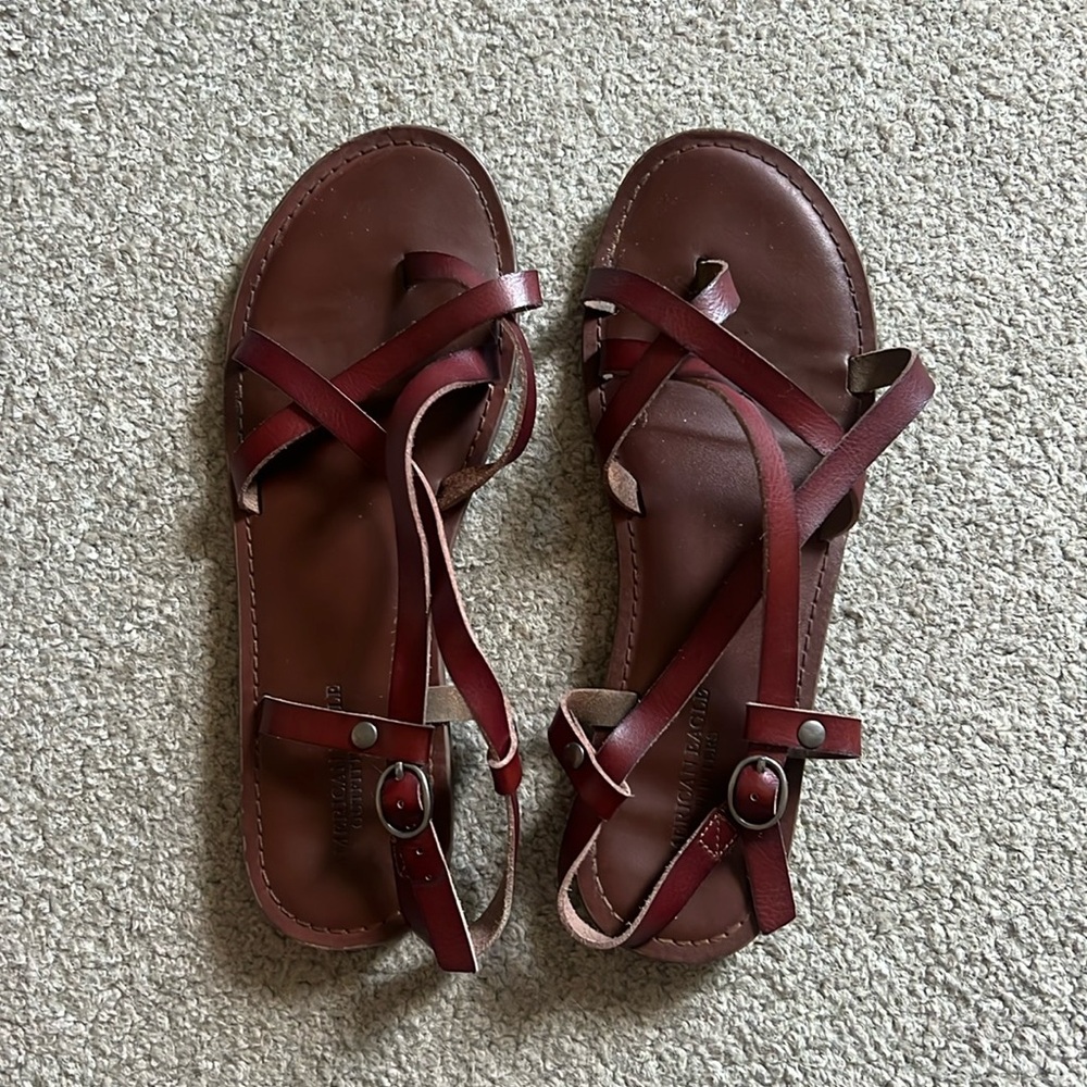 American Eagle Strappy Sandals size 8